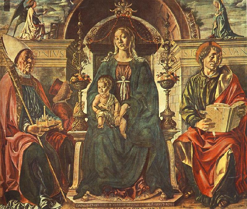 COSSA, Francesco del Madonna with the Child and Saints dfg oil painting image